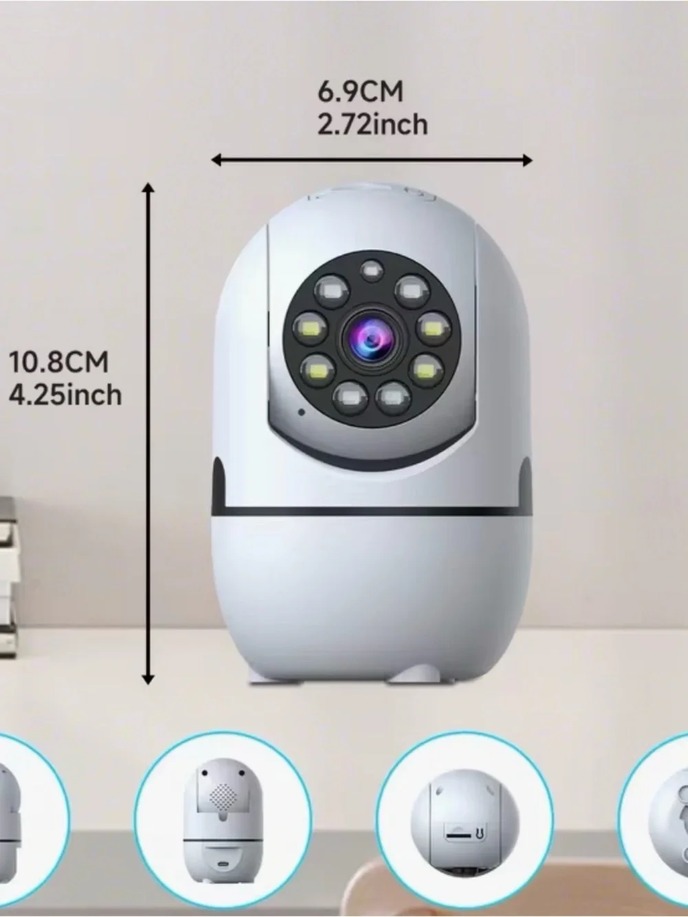 Emu Smart HD Camera - White ( 4 piece set )